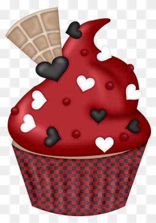 ○••°‿✿⁀cupcakes‿✿⁀°••○ - Love Cupcake Png Clipart
