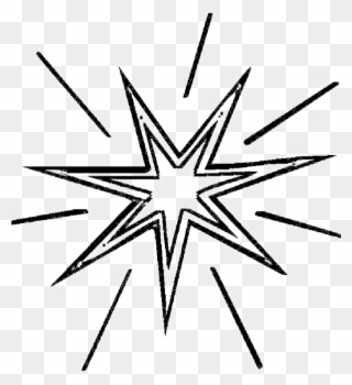 Wood Sign Clip Art - Coloring Pages Christmas Star - Png Download