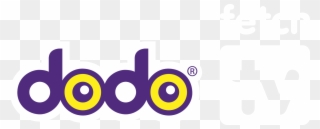 Dodo With Fetch Logotype - Dodo Internet Logo Png Clipart