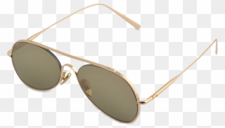 Acne Studios Small Aviator Sunglasses Gold Donna - Swiss Military Sun 7 Sunglasses Clipart