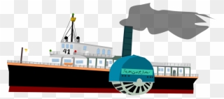 Graphic Stock S Classic Steam Ship By Oceanrailroader - Steamboat Clipart