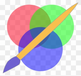 Color Palettes On The Mac App Store Graphic Black And - Circle Clipart