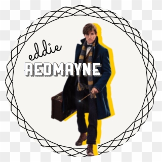 Eddieredmayne Newtscamander Hufflepuff Border Phonto Clipart