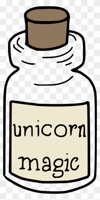 Unicorn Magic Bottle Clipart