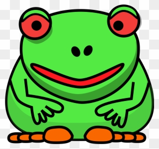 Clipart Frog Bullfrog - Sad Cartoon Frog - Png Download
