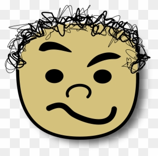 Avatar Doubtful Face Grin Head Png Image - Face Smiley Head Computer Icons Drawing Clipart