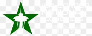 Usona-kanada Landa Kongreso - Star Multi Colour Logo Clipart