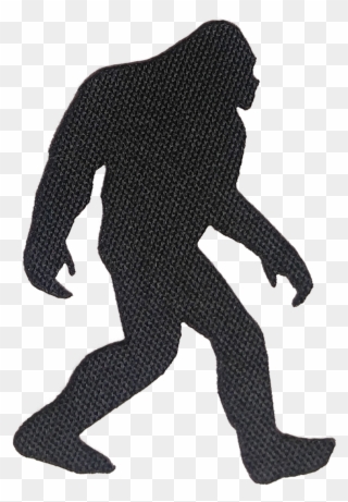 Bf Silhouette Patch - Sasquatch Decal Clipart