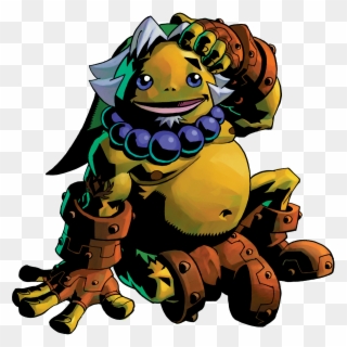 Deku Link Can Also Skip On Top Of Water And Blow Bubbles - Legend Of Zelda Majora's Mask Goron Link Clipart
