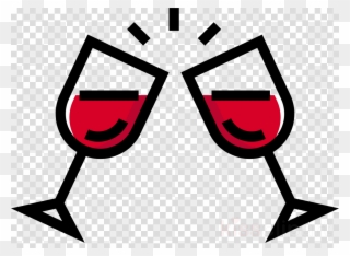 Chin Chin Copas Clipart Wine Table-glass Toast - Clip Art Wine Png Transparent Png
