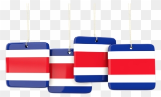 Illustration Of Flag Of Costa Rica - Flag Of Costa Rica Clipart