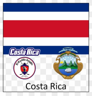 Republic Of Costa Rica [república De Costa Rica] - Wappen Von Costa Rica - Escudode Costa Rica Grußkarte Clipart