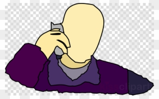 Talking On The Phone Clipart - Png Download