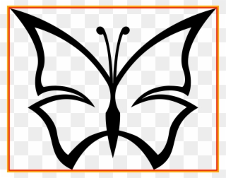 Image Black And White Amazing Line Butterfly Cnc Ideas - Cartoon Butterfly Images Black And White Clipart
