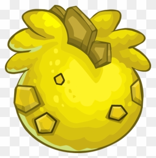 Yellow Puffle Egg - Puffle Dino Egg Clipart