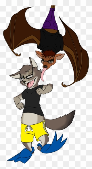 Why Would You Put A Bat In Pants By Laughingtoucan - Cartoon Clipart