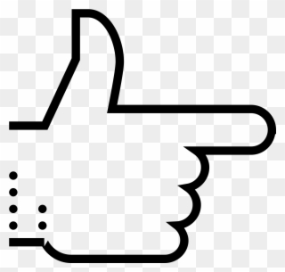 Hand Right Icon - Thumbs Up Icon Purple Clipart