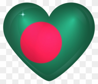 Bangladesh Flag Heart Png Clipart