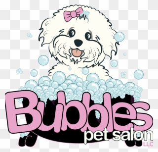 Bubbles Pet Salon - Old English Sheepdog Clipart