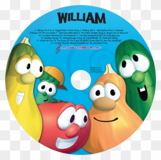Veggietales Silly Songs Cd - Veggie Tales Personalized Clipart