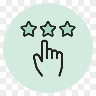 Green Star Icon - Customer Experience Icon Png Clipart