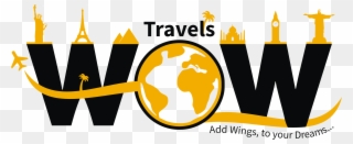 We Call Ourselves Professionals We Are Not The Agents - Wow Travel Logo Clipart