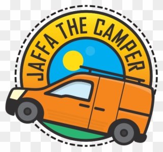 Jaffa The Camper Sun Camping Nature Lines Orange Jaffa Clipart