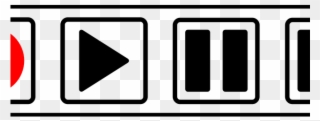 Pause Button Clipart Audio Recording - Png Download