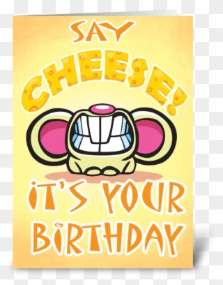 Cheesie Birthday Card Greeting Card - Cheese Magnet Clipart