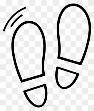 Jogging Coloring Page - Drawing Clipart