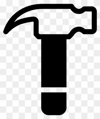 Nailer Filled Icon - Hammer Clipart