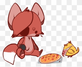 “ Let's Celebrate Some Chibi Styled Foxy And Chica - Cute Chica And Foxy Clipart