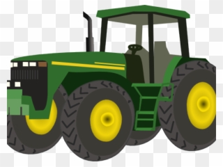 John Deere Clipart Farm Machinery - John Deere Tractor Clip Art - Png Download