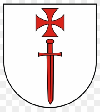 Also Symbols Of Other Kingdoms Around Europe Like France - Order Of Sword Brothers Coat Of Arms Clipart