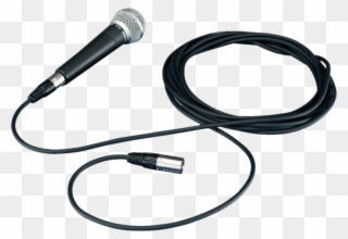 Microphone Clipart Wire Png - Mic With Cord Png Transparent Png