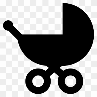 Baby Carriage Rubber Stamp - Baby Carriage Svg Clipart