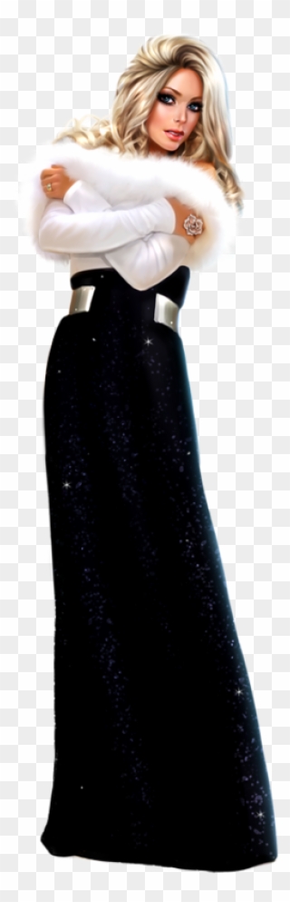Девушки 3d - Gown Clipart