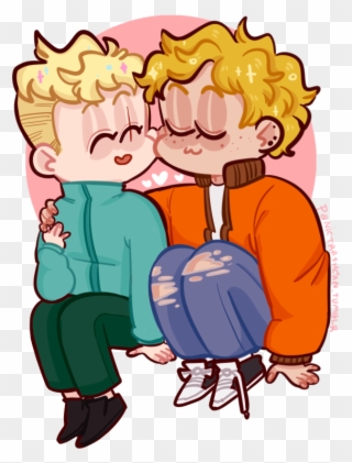 Kenny X Butters ~ Sweethearts Kenny South Park, Happy - Clip Art - Png Download