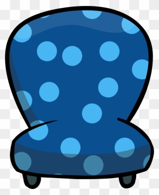 Clipart Library Stock Dot Clipart Dark Blue - Club Penguin Blue Furniture - Png Download