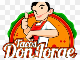 Taco Clipart Taco Guy - Tacos Don Jorge - Png Download