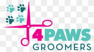 Logo - 4 Paws Groomers Clipart