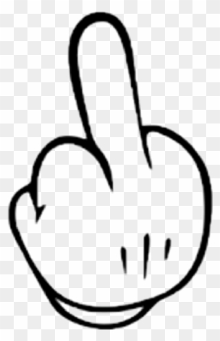 Middlefinger Hand Comichands Cartoonhand Hand Fuckyou - Have A Nice Day Fuck You Clipart