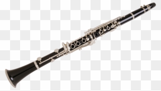 Flute Png - Clarinete Blanco Y Negro Clipart