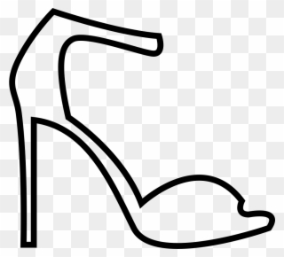 Summer High Heel Sandals Svg Png Icon Free Download - Png Icon Heels White Clipart