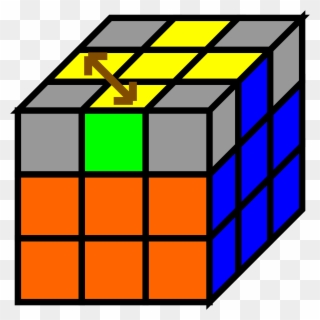 Rubix Cube Png File Rubik S Cube Beginner S Method - Cube Figure Clipart