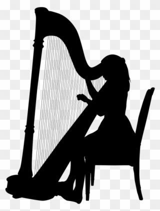 About Eleanor Dunsdon Berkshire Harpist By - Silhouette Playing Harp Clipart