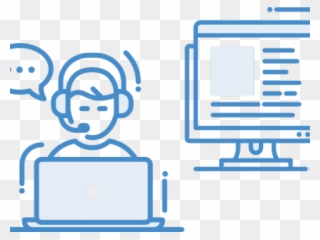 Live Chat Clipart Help - Icon - Png Download
