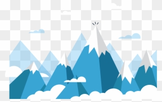 Mount Everest Euclidean Mountain - Snow Mountain Vector Png Clipart
