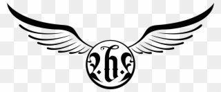Logo Snitchblanca - Quidditch Plantilla Clipart