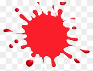 Ink Clipart Paintball - Red Paint Splatter Png Transparent Png